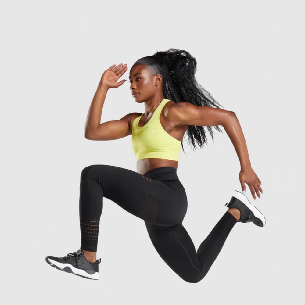 GYMSHARK Energy Seamless Leggings- Black